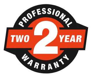 ECHO 2 year professional warranty badge