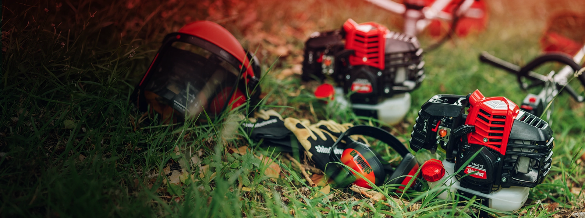 Shindaiwa professional landscaping equipment in action